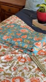 Floral Mul Cotton Dohar Single (Pair)