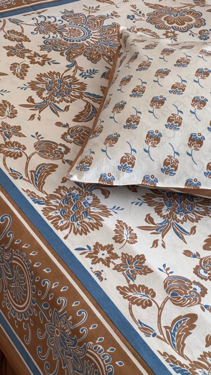 img_7225 Dua King Size Cotton Bedsheet - Image 3