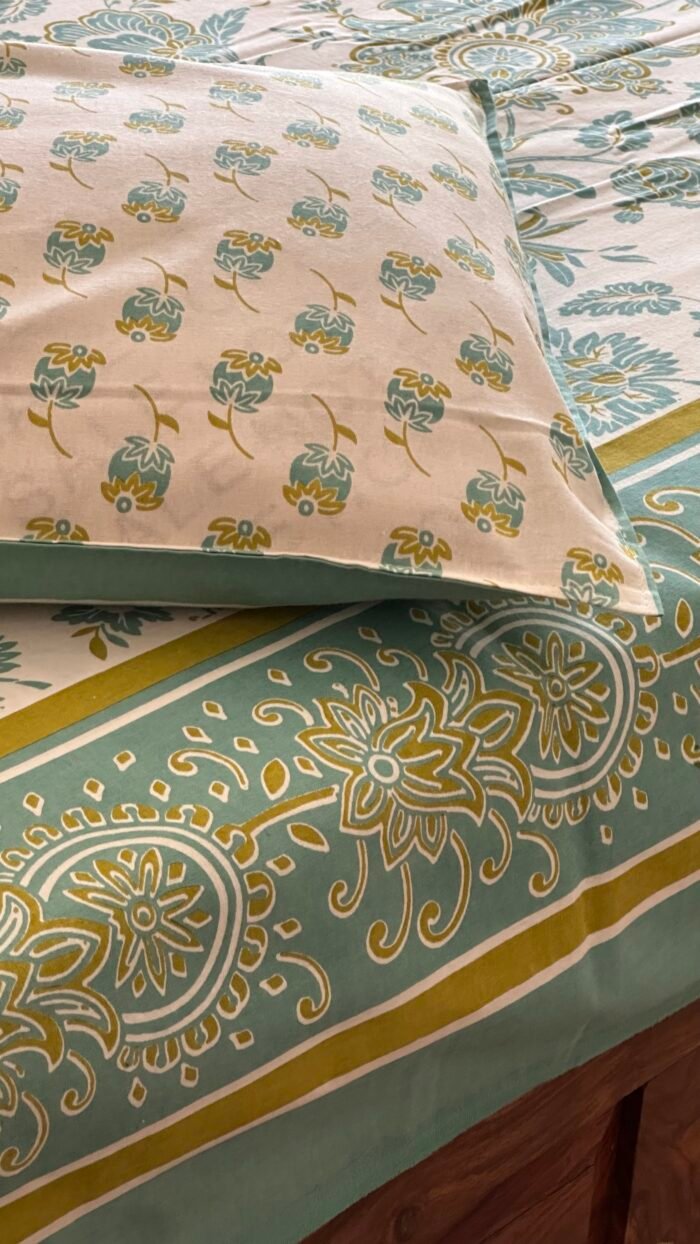 img_7229 Dua King Size Cotton Bedsheet - Image 2