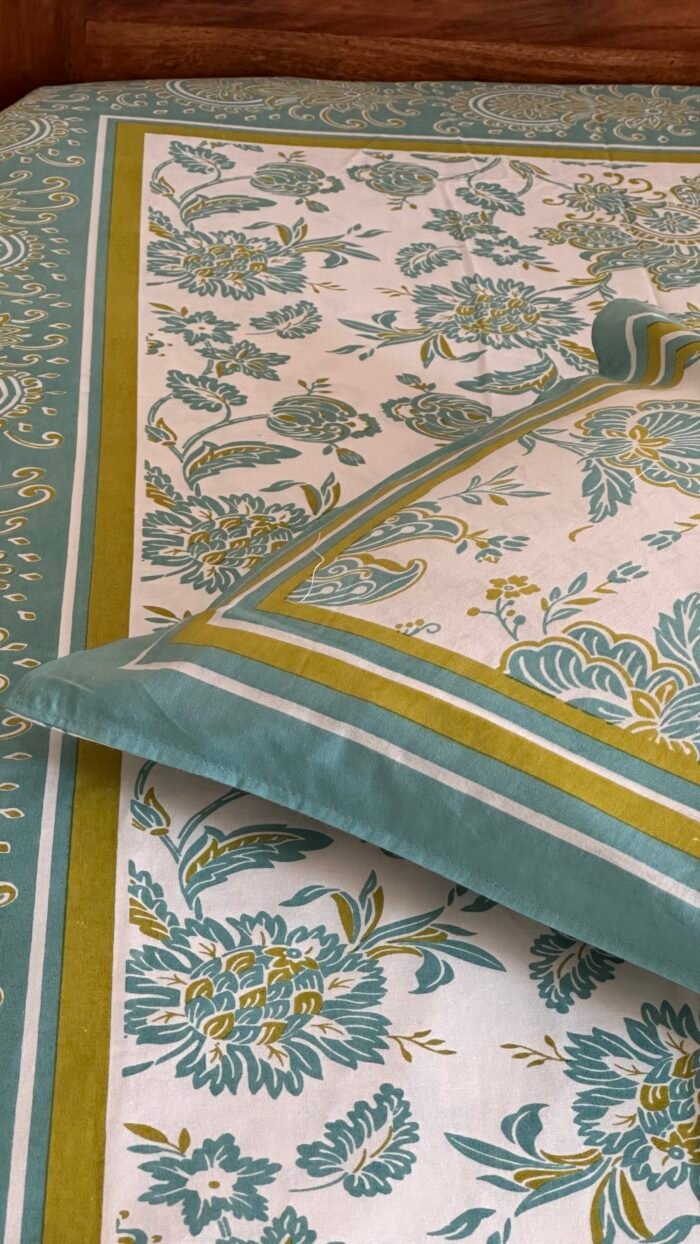 img_7230 Dua King Size Cotton Bedsheet - Image 3