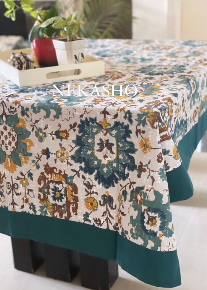 4 Seater Thick Cotton Table Cloth - Image 2