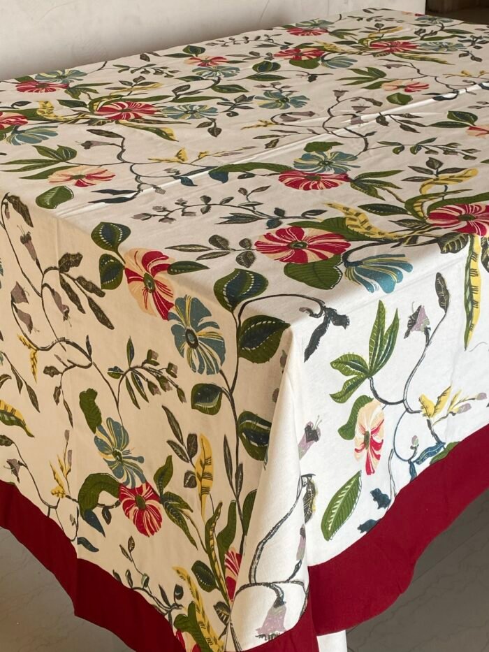 6 Seater Thick Cotton Table Cloth - Image 3