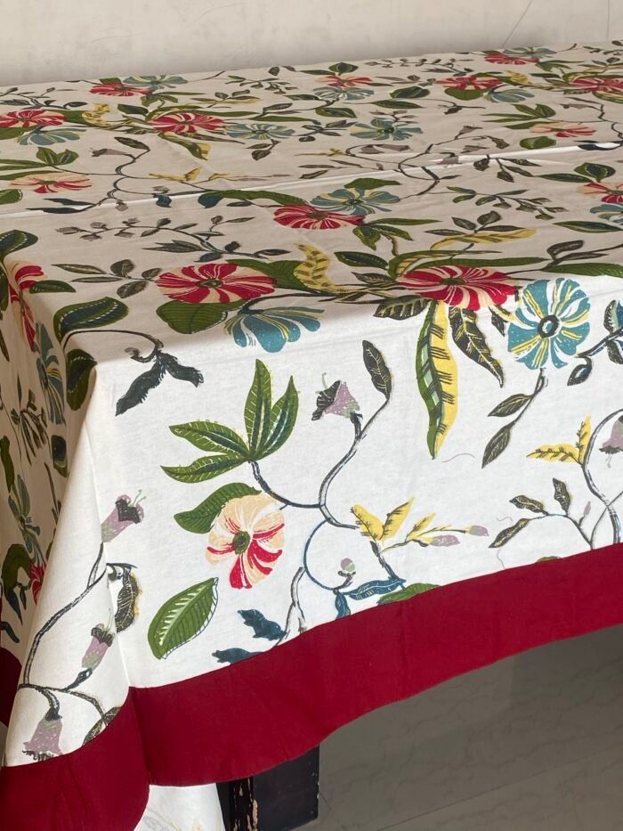 6 Seater Thick Cotton Table Cloth - Image 2