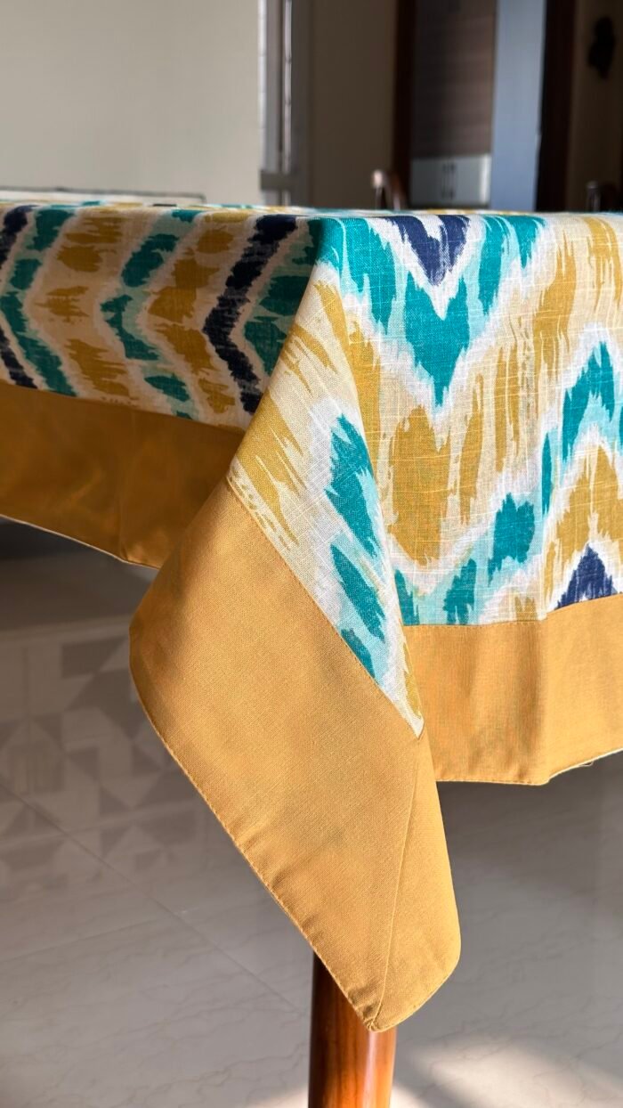 4 Seater Thick Cotton Table Cloth - Image 2