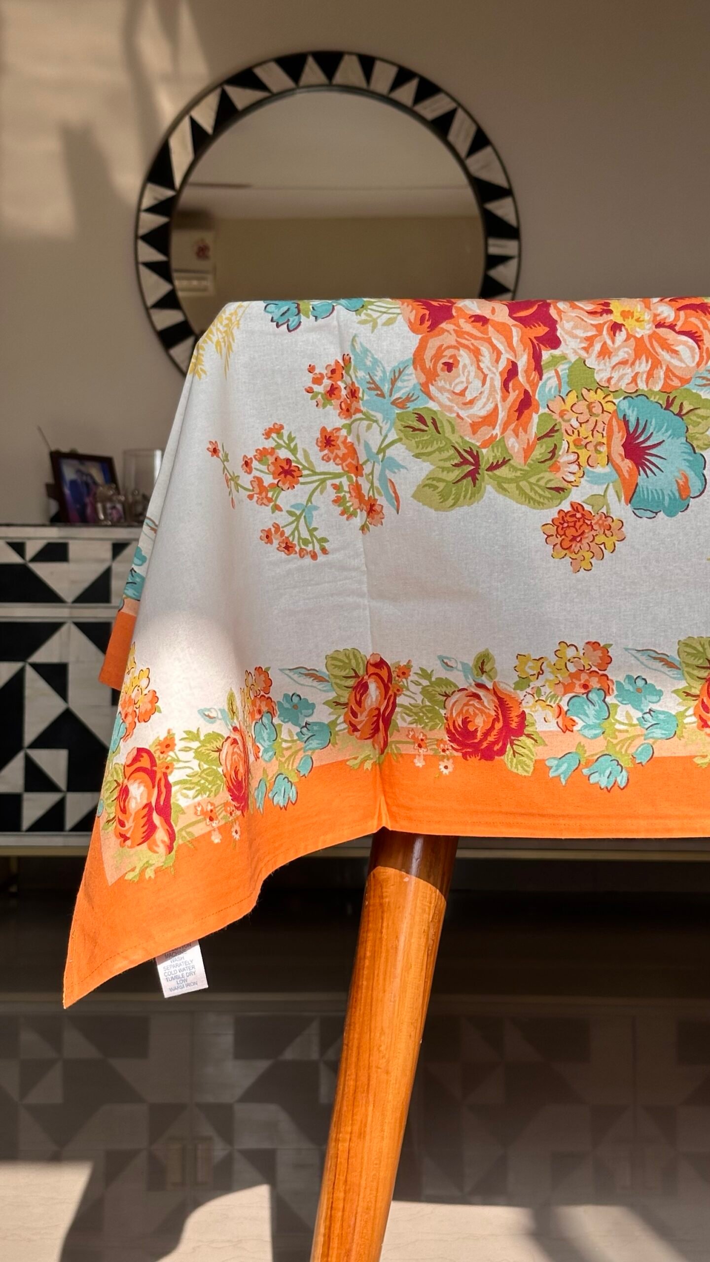 img_9604 Square Table Cloth - Image 1