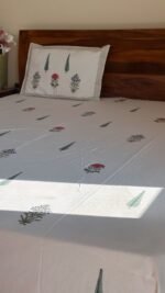 Subha Handblocked King Size Bedsheet - Image 7