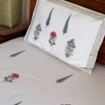 Subha Handblocked King Size Bedsheet