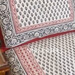 Bagru Single Bed Bedsheet