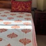 Shubh Handblocked Single Bedsheet
