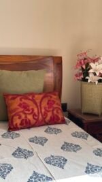 Shubh Handblocked Single Bed Bedsheet - Image 3
