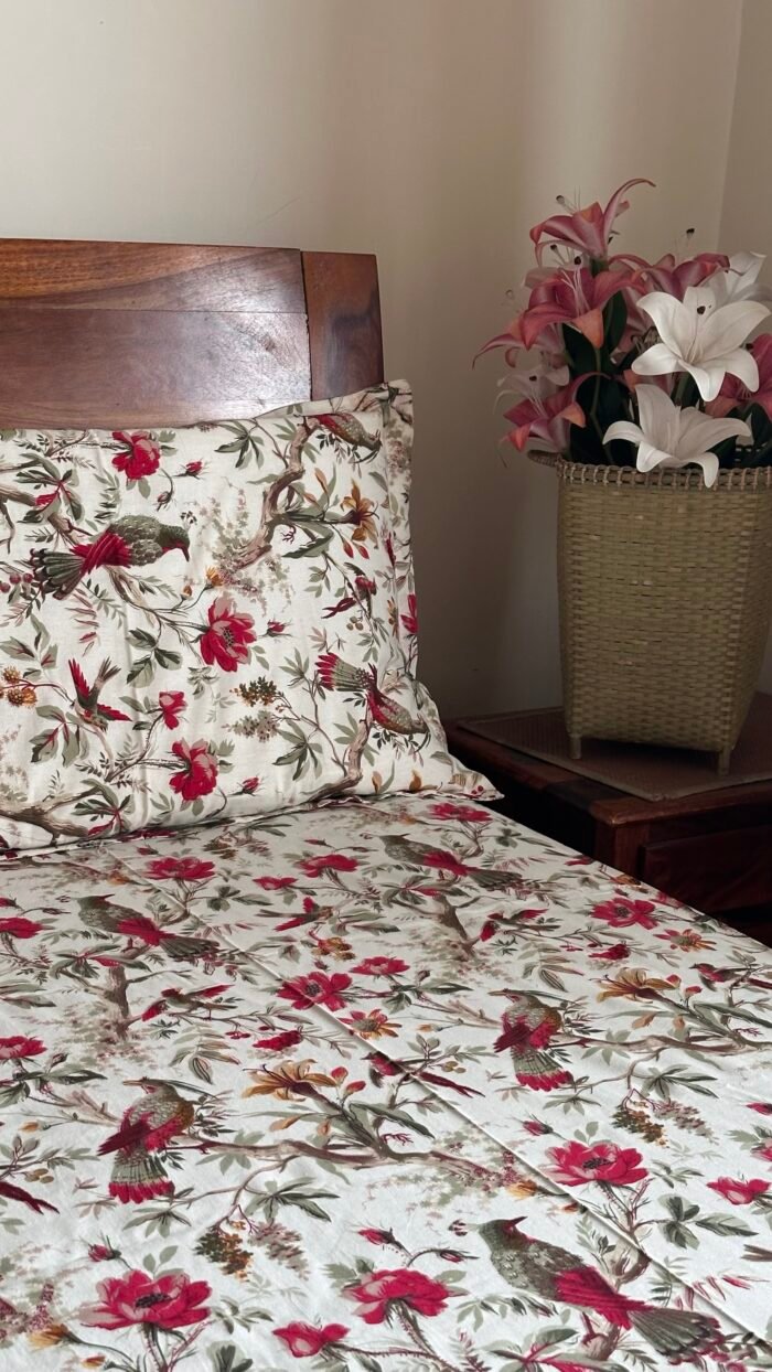 Sawan Single Bed Bedsheet - Image 3