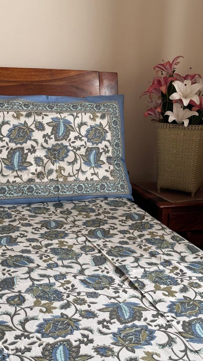 Pawan Single BedCotton Bedsheet - Image 3