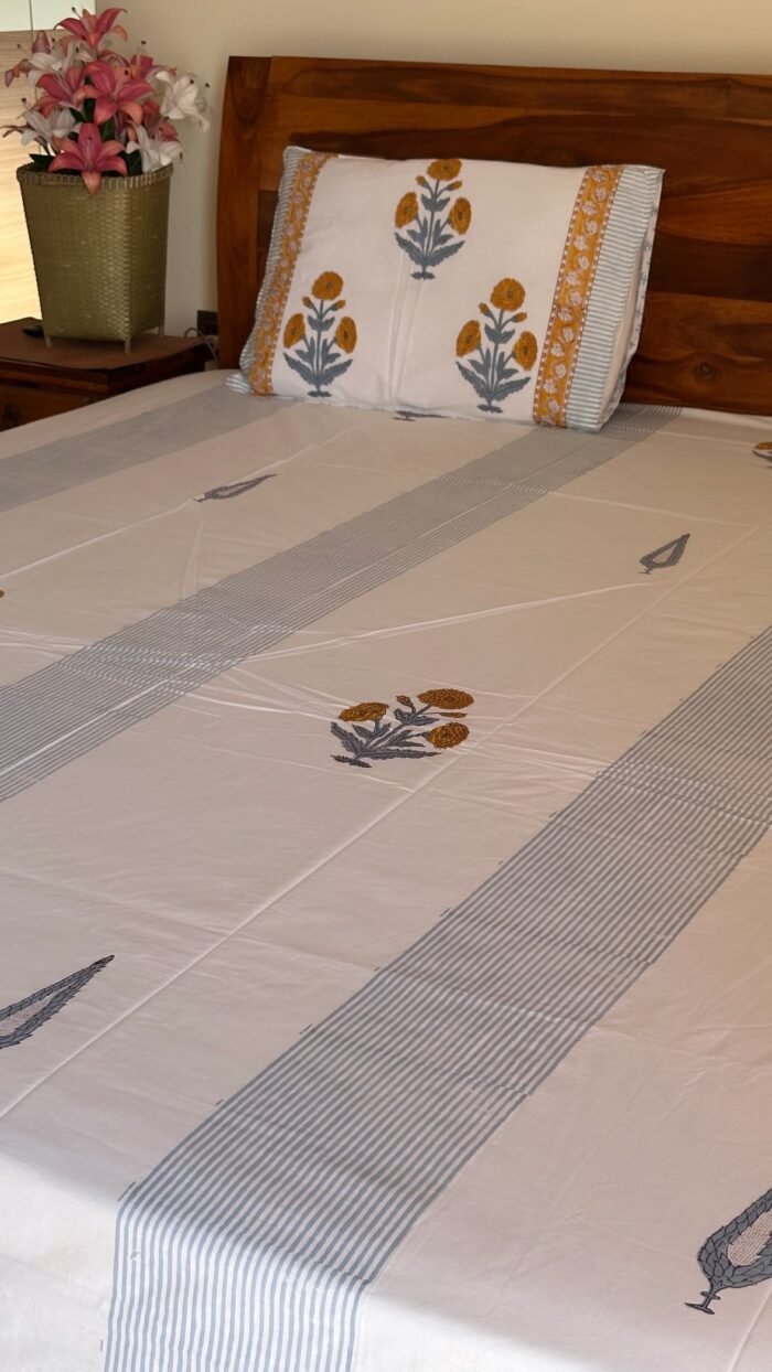 Jaipur Lines Premium King Size Bedsheet - Image 5