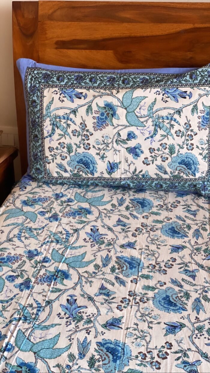 Noorbaag Super King Size Bedsheet - Image 3