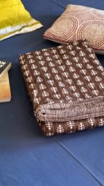 Bagru Bloom Double Mul Cotton Dohar