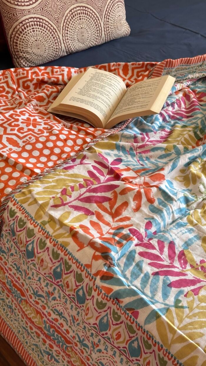 Rangvati Mul Cotton Reversible Double Dohar - Image 4