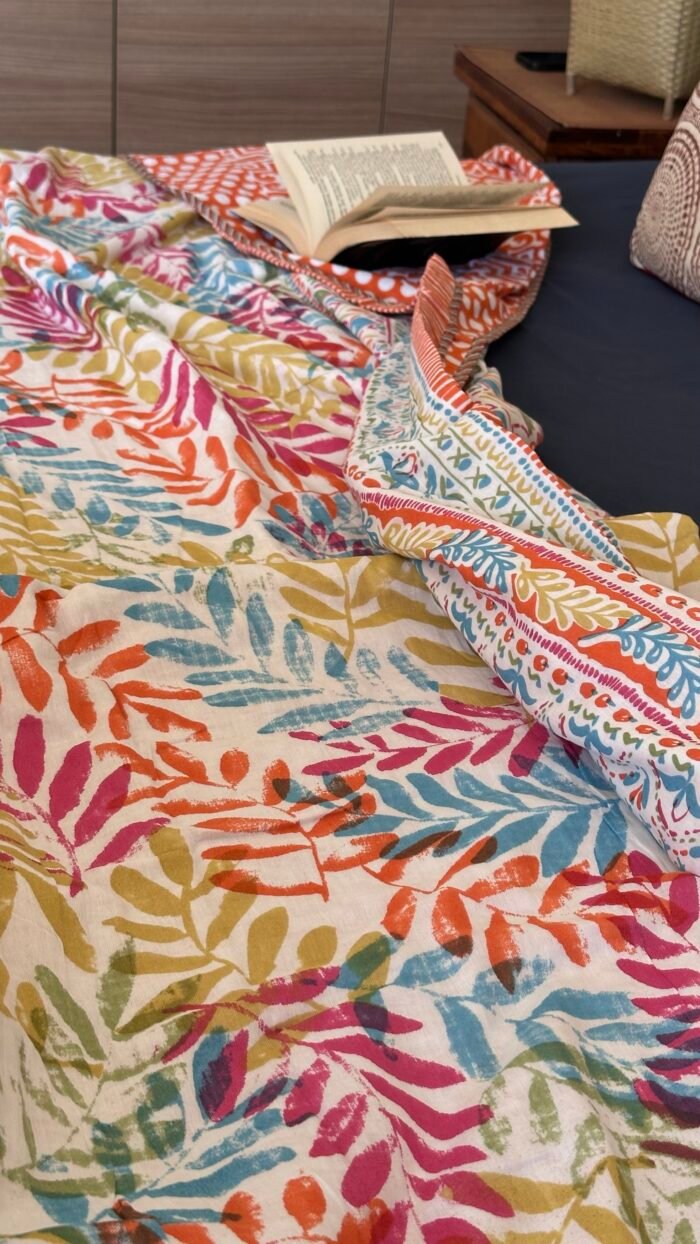 Rangvati Mul Cotton Reversible Double Dohar - Image 3