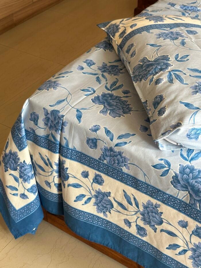 Gulshan Super King Size Bedsheet - Image 3