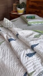 Garden Bloom Handblocked Quilt Set