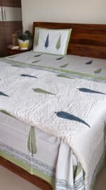 Garden Bloom Handblocked Quilt Set - Image 4