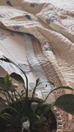 Sage Serenity Handblocked Quilt Set - Image 3
