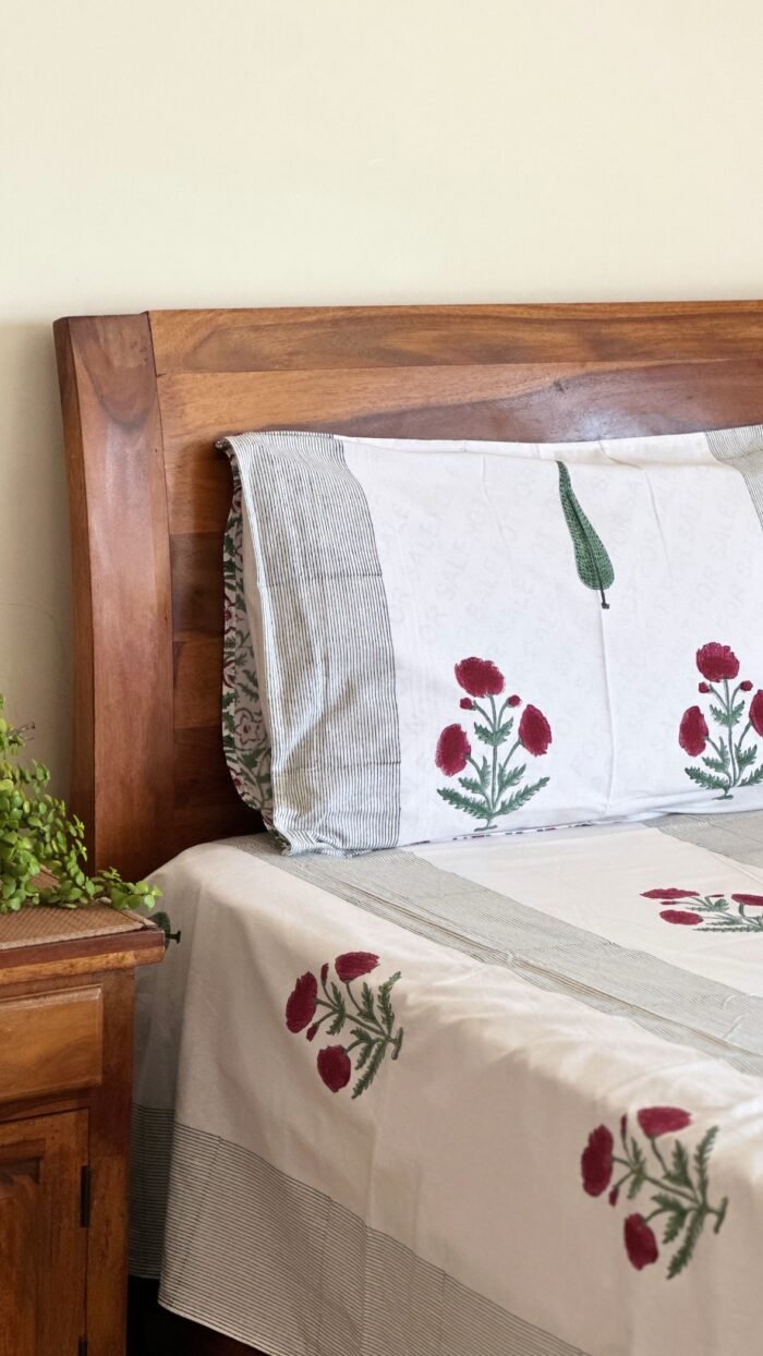 Phool Bagh Super King Bedsheet - Image 5