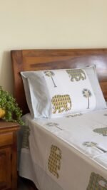 Gaj Anand Super King Size Bedsheet