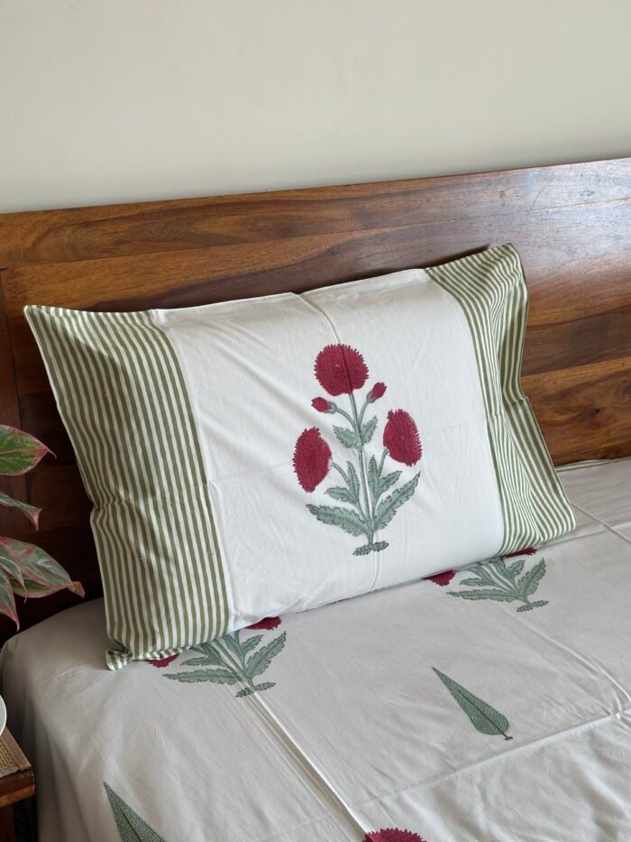 Mehrab Premium Handblocked Bedsheet - Image 7