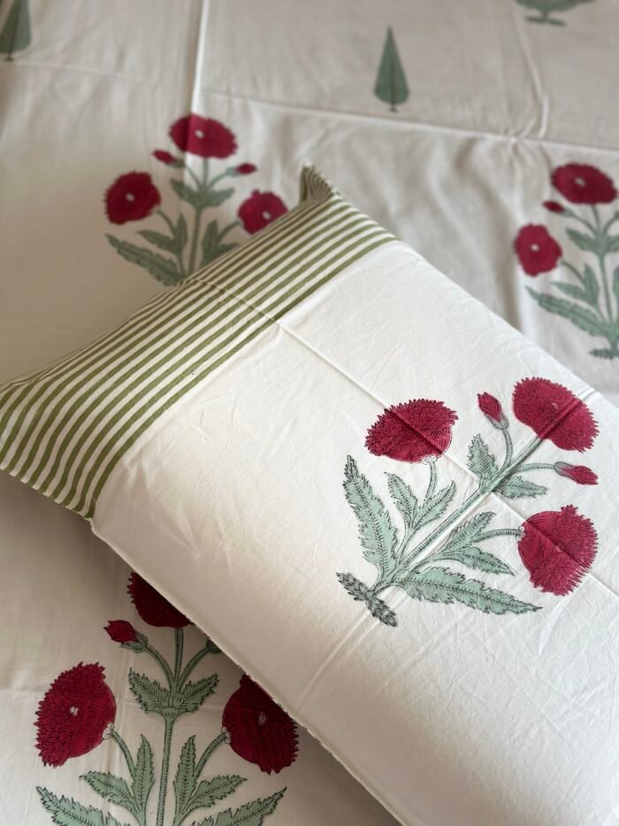 Mehrab Premium Handblocked Bedsheet - Image 3