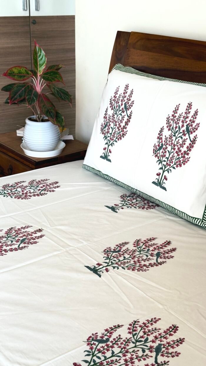 Zariya Premium Handblocked Bedsheet - Image 7