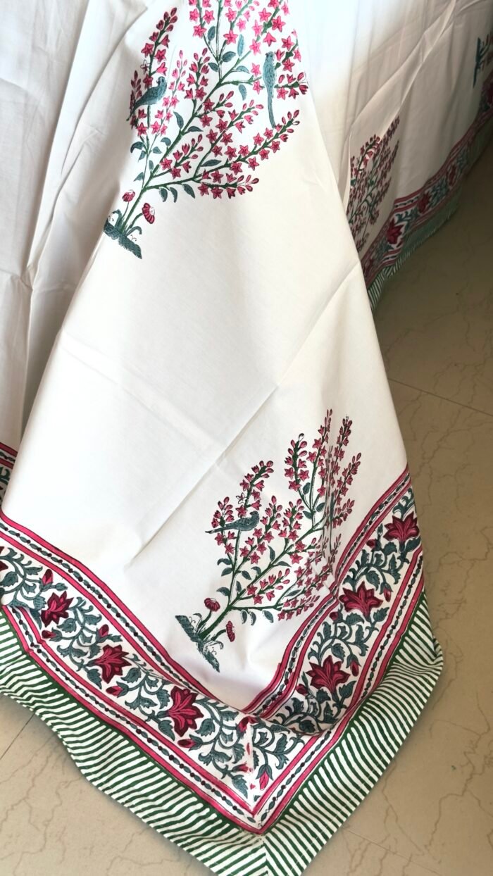 Zariya Premium Handblocked Bedsheet - Image 2
