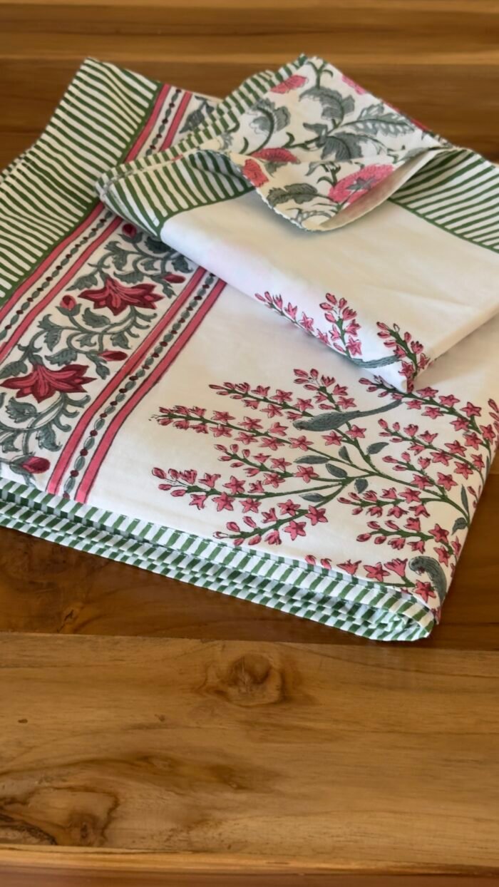 Zariya Premium Handblocked Bedsheet - Image 4