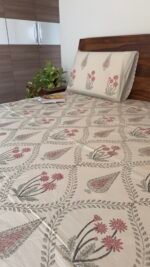 Nazm Handblocked Premium Bedsheet - Image 7