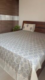 Seren Handblocked Premium Bedsheet - Image 7