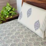 Seren Handblocked Premium Bedsheet