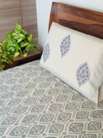 Seren Handblocked Premium Bedsheet