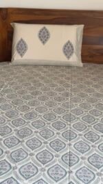 Seren Handblocked Premium Bedsheet - Image 2