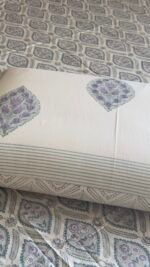 Seren Handblocked Premium Bedsheet - Image 4