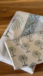 Taru Handblocked Premium Bedsheet - Image 3